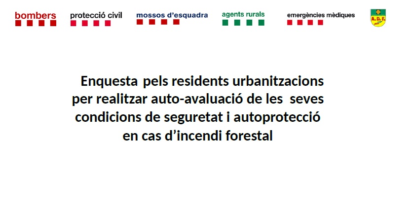 Imatge pels mitjans: Enquesta Autoprotecció